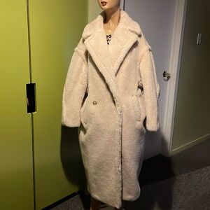 Maxmara Cashmere silk Teddy bear coat NWOT